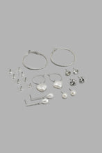 Load image into Gallery viewer, Silver Necklace And Earring Set For Women (Set of 8)
