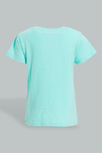 Load image into Gallery viewer, Redtag-Mint-Sheep-Embellished-Fashion-Tee-Colour:Mint,-Filter:Infant-Girls-(3-to-24-Mths),-Infant-Girls-T-Shirts,-New-In,-New-In-ING,-Non-Sale,-S22B,-Section:Kidswear-Infant-Girls-3 to 24 Months
