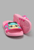 Redtag-Pink-L.O.L-Slide-Sliders-Girls-3 to 5 Years