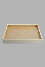 Load image into Gallery viewer, Redtag-Gold-Glitter--Rectangle-Tray-(Small)-Trays-Home-Dining-
