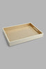 Redtag-Gold-Glitter--Rectangle-Tray-(Small)-Trays-Home-Dining-