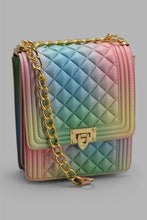 Load image into Gallery viewer, Redtag-Multicolour-Quilted-Crossbody-Bag-Cross-Body-Bags-Girls-
