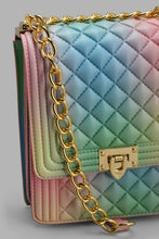 Load image into Gallery viewer, Redtag-Multicolour-Quilted-Crossbody-Bag-Cross-Body-Bags-Girls-
