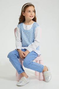 Redtag-Assorted-Printed-Blouse-Colour:Blue,-Filter:Girls-(2-to-8-Yrs),-Girls-Blouses,-New-In,-New-In-GIR,-Non-Sale,-S22A,-Section:Kidswear-Girls-2 to 8 Years