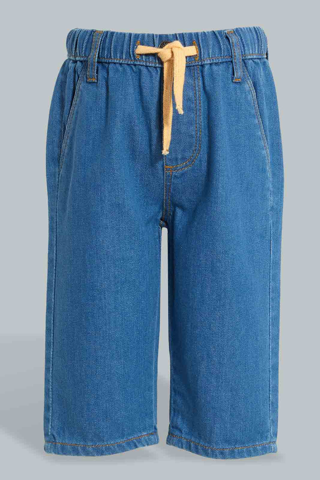 Redtag-Dark-Wash-Anti-Fit-Denim-Pant-Jeans-Slim-Fit-Infant-Boys-3 to 24 Months