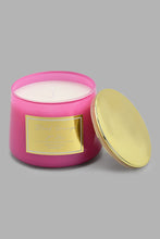 Load image into Gallery viewer, Redtag-Pink-Candle-Jar-With-Lid-Candles-Home-Decor-
