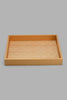 Redtag-Gold-Rectangle-Tray-(Small)-Trays-Home-Dining-