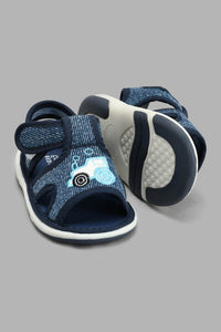 Redtag-Denim-Car-Trim-Pump-Pumps-Infant-Boys-1 to 3 Years