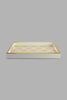 Redtag-Gold-Geometric-Rectangle-Tray-(Medium)-Trays-Home-Dining-