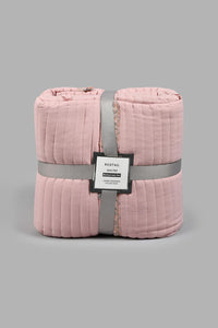 Redtag-Pink-Tassel-3-Piece-Bedspread-Set-(Double-Size)-Colour:Pink,-Filter:Home-Bedroom,-HMW-BED-Bedspreads,-New-In,-New-In-HMW-BED,-Non-Sale,-S22B,-Section:Homewares-Home-Bedroom-