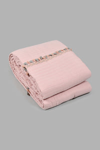 Redtag-Pink-Tassel-3-Piece-Bedspread-Set-(King-Size)-Colour:Pink,-Filter:Home-Bedroom,-HMW-BED-Bedspreads,-New-In,-New-In-HMW-BED,-Non-Sale,-S22B,-Section:Homewares-Home-Bedroom-