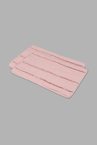 Redtag-Pink-Tassel-3-Piece-Bedspread-Set-(King-Size)-Colour:Pink,-Filter:Home-Bedroom,-HMW-BED-Bedspreads,-New-In,-New-In-HMW-BED,-Non-Sale,-S22B,-Section:Homewares-Home-Bedroom-