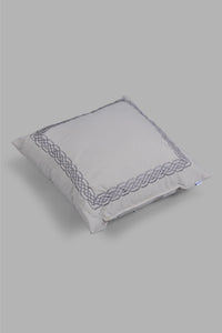 Redtag-Grey-Jacquard-7-Piece-Comforter-Set-
(King-Size)-Comforters-King-Size-Home-Bedroom-