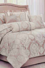 تنزيل الصورة على معرض الصور، Redtag-Beige-Jacquard-7-Piece-Comforter-Set-
(King-Size)-Comforters-Home-Bedroom-
