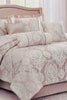Redtag-Beige-Jacquard-7-Piece-Comforter-Set-
(King-Size)-Comforters-Home-Bedroom-
