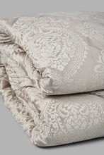 تنزيل الصورة على معرض الصور، Redtag-Beige-Jacquard-7-Piece-Comforter-Set-
(King-Size)-Comforters-Home-Bedroom-
