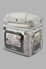 تنزيل الصورة على معرض الصور، Redtag-Beige-Jacquard-7-Piece-Comforter-Set-
(King-Size)-Comforters-Home-Bedroom-
