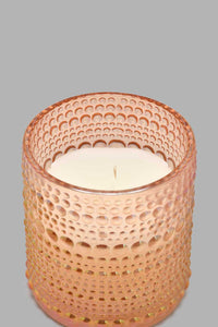 Redtag-Havana-Embossed-Glass-Jar-Candle-Candles-Home-Decor-