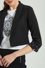 Load image into Gallery viewer, Redtag-Black-Bolero-Jackets-Women&#39;s-
