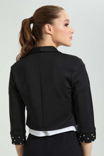 Load image into Gallery viewer, Redtag-Black-Bolero-Jackets-Women&#39;s-
