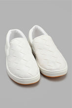 Load image into Gallery viewer, Redtag-White-Woven-Slip-On-Slip-Ons-Senior-Boys-5 to 14 Years
