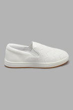 Load image into Gallery viewer, Redtag-White-Woven-Slip-On-Slip-Ons-Senior-Boys-5 to 14 Years
