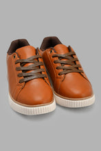 Load image into Gallery viewer, Redtag-Tan-Lace-Up-Sneaker-Sneakers-Senior-Boys-5 to 14 Years
