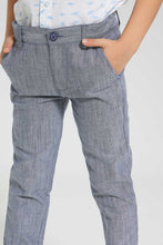 Load image into Gallery viewer, Redtag-Navy-Trouser-Chinos-Boys-2 to 8 Years
