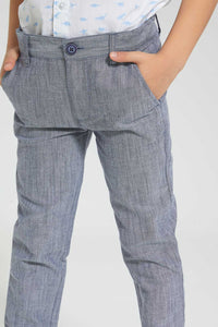 Redtag-Navy-Trouser-Chinos-Boys-2 to 8 Years