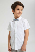 تنزيل الصورة على معرض الصور، Redtag-Beige-Check-Waistcoat-And-Shirt-Set-Sets-Boys-2 to 8 Years
