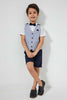 Redtag-Blue-Waistcoat-And-PrinT-Shirt-Set-Sets-Boys-2 to 8 Years