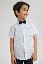 تنزيل الصورة على معرض الصور، Redtag-Blue-Waistcoat-And-PrinT-Shirt-Set-Sets-Boys-2 to 8 Years
