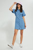 Redtag-Blue-Chambray-Shirt-Dress-Dresses-Women's-