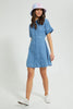 Redtag-Blue-Chambray-Shirt-Dress-Dresses-Women's-