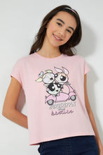 تنزيل الصورة على معرض الصور، Redtag-Pink-Powerpuff-Girls-Extended-Sleeve-T-Shirt-Graphic-Prints-Senior-Girls-9 to 14 Years
