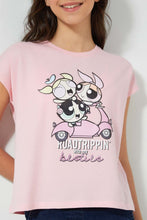 تنزيل الصورة على معرض الصور، Redtag-Pink-Powerpuff-Girls-Extended-Sleeve-T-Shirt-Graphic-Prints-Senior-Girls-9 to 14 Years
