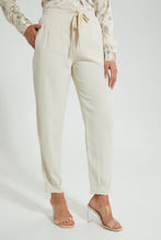 Load image into Gallery viewer, Redtag-Cream-Straight-Fit-Trouser-Colour:Cream,-Filter:Women&#39;s-Clothing,-Limited-Edition-Trousers,-New-In,-New-In-Women,-Non-Sale,-S22B,-Section:Women-Women&#39;s-
