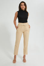 Load image into Gallery viewer, Redtag-Brown-Straight-Fit-Trouser-Colour:Brown,-Filter:Women&#39;s-Clothing,-Limited-Edition-Trousers,-New-In,-New-In-Women,-Non-Sale,-S22B,-Section:Women-Women&#39;s-
