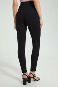 Redtag-Black-Legging-Leggings-Women's-