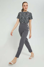 تنزيل الصورة على معرض الصور، Redtag-Grey-Straight-Pant-Leggings-Women&#39;s-
