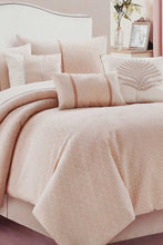 Load image into Gallery viewer, Redtag-Gold-Jacquard--7-Piece-Comforter-Set-
(King-Size)-Comforters-Home-Bedroom-
