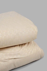 Redtag-Gold-Jacquard--7-Piece-Comforter-Set-
(King-Size)-Comforters-Home-Bedroom-