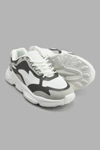 Load image into Gallery viewer, Redtag-Cream-Colour-Block-Chunky-Sneaker-Chunky-Shoes-Senior-Boys-5 to 14 Years
