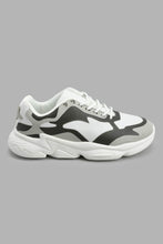 Load image into Gallery viewer, Redtag-Cream-Colour-Block-Chunky-Sneaker-Chunky-Shoes-Senior-Boys-5 to 14 Years
