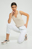 Redtag-Taupe-Sleeveless-Ribbed-T-Shirt-Plain-Women's-