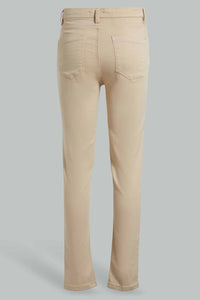 Redtag-Beige-Jean-Jeans-Slim-Fit-Senior-Boys-9 to 14 Years