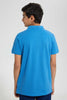 Redtag-Sky-Blue-Basic-Polo-Polo-Shirts-Senior-Boys-9 to 14 Years