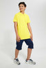 Redtag-Yellow-Basic-Polo-Polo-Shirts-Senior-Boys-9 to 14 Years