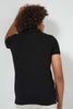 Redtag-Black-Basic-Polo-Plain-Senior-Boys-9 to 14 Years