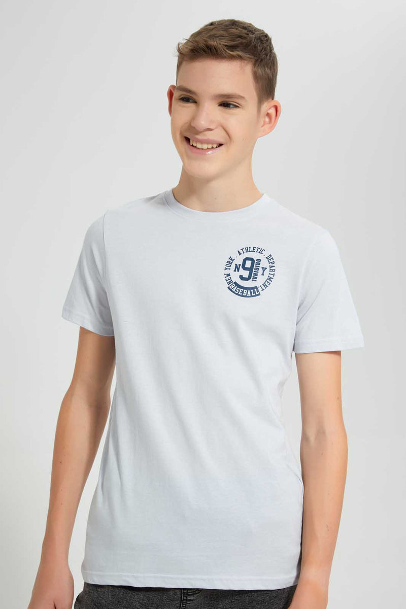 Redtag-Assorted-2-Pc-Pack-T-Shirt-Plain-T-Shirts-Senior-Boys-9 to 14 Years